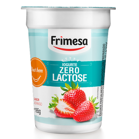 IOGURTE FRIMESA ZERO LACTOSE MORANGO 165g