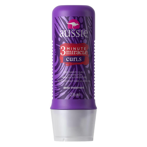CREME TRATAMENTO AUSSIE 3MIN MIRACLE CURLS 236ml
