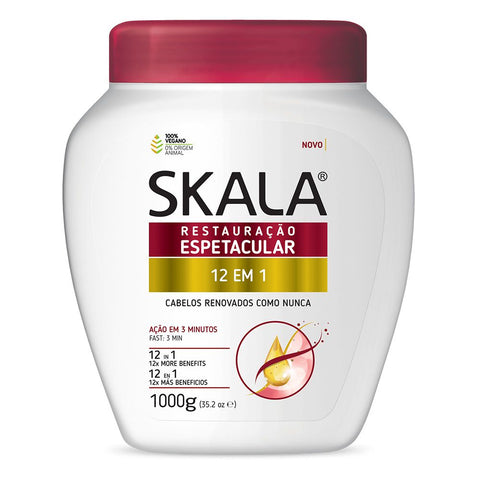 CREME TRATAMENTO SKALA 12 EM 1 RESTAURACAO 1kg