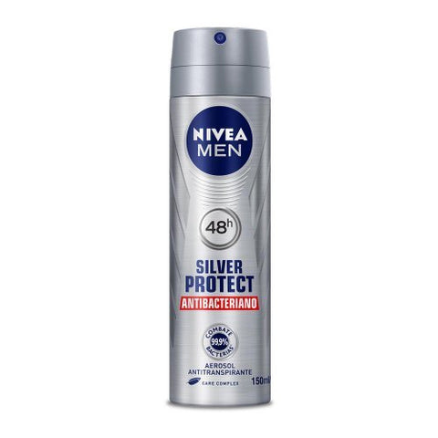 DESODORANTE NIVEA AERO MEN SILVER PROTECT 150ML
