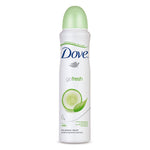 DESODORANTE DOVE AERO GO FRESH AROMA PEPINO 150ML