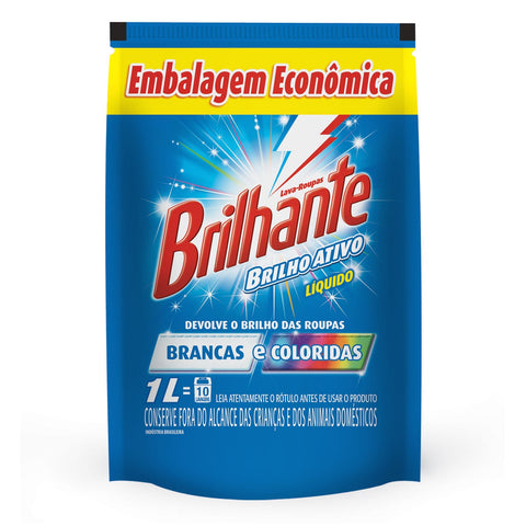LAVA ROUPAS LIQ BRILHANTE BRILHO ATIVO RF 1L