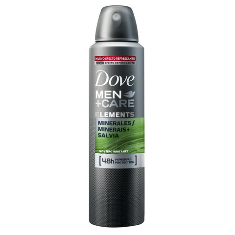 DESODORANTE DOVE AERO MEN MINERAIS SALVIA 150ML