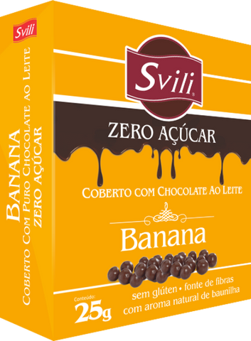BANANA PASSA SVILI ZERO CHOCOLATE 25G