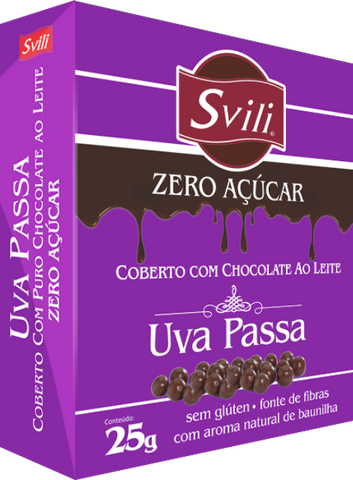 UVA PASSA SVILI ZERO CHOCOLATE 25G