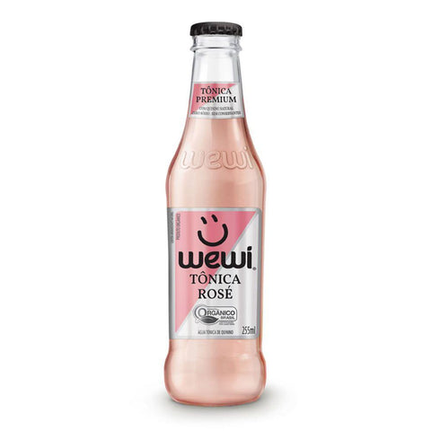 AGUA TONICA WEWI ROSE ORGANICA VD 255ml