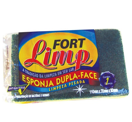 ESPONJA FORTLIMP MULTIUSO DUPLA FACE C/3