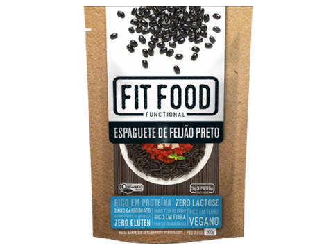 MASSA FIT FOOD ESPAGUETE DE FEIJAO PRETO 200G