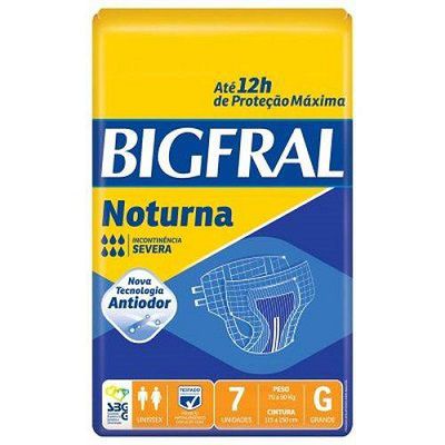 FRALDA BIGFRAL NOTURNA ADULTO G C/7