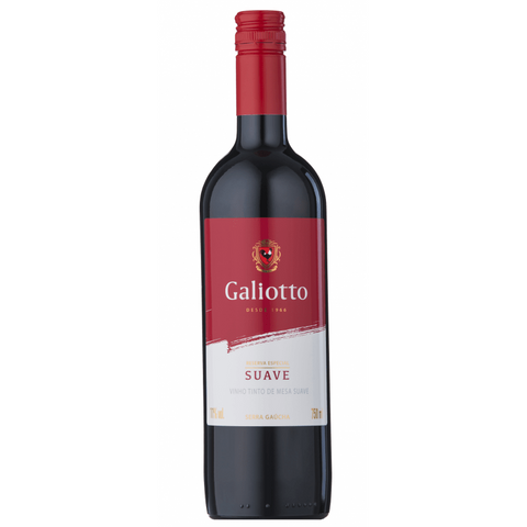 VINHO GALIOTTO TINTO SUAVE 750ML