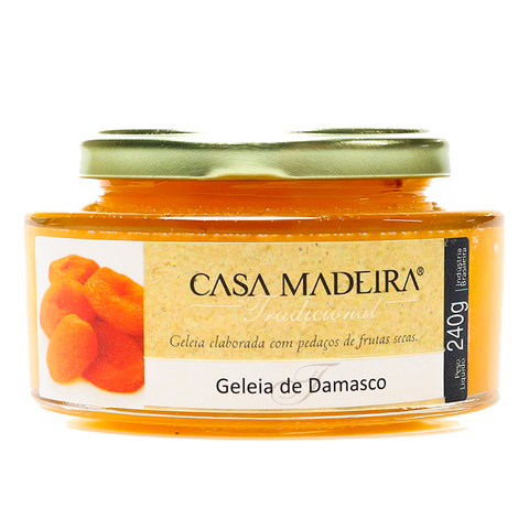 GELEIA CASA MADEIRA TRADICIONAL DAMASCO 240g