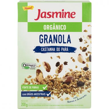 GRANOLA JASMINE ORGANICA CASTANHA DO PARA 200g