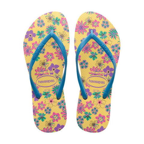 HAVAIANAS SLIM ROMANCE AMARELO LIMAO 33/34