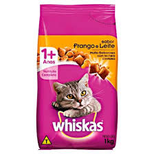 RACAO WHISKAS FRANGO LEITE 1KG