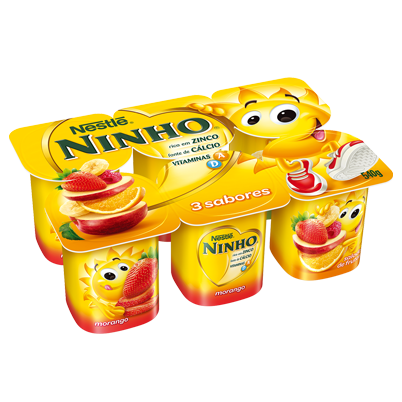 IOGURTE NESTLE NINHO POLPA 3 SABORES 540G