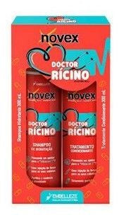 KIT SHAMPOO + CONDICIONADOR NOVEX DOCTOR RICINO 600ml