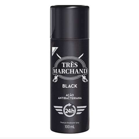 DESODORANTE TRES MARCHAND SPRAY BLACK 100ML