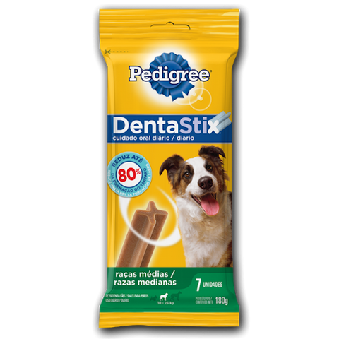 RACAO PEDIGREE DENTASTIX RACAS MEDIAS 180g