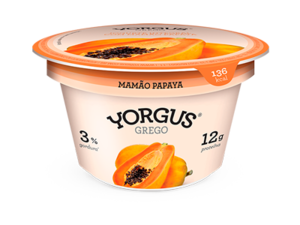 IOGURTE YORGUS GREGO MAMAO INTEGRAL 130g