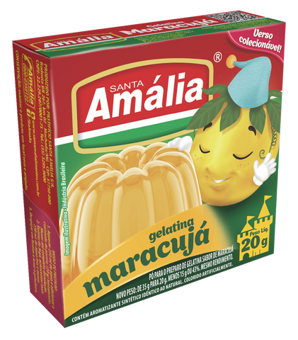 GELATINA STA AMALIA MARACUJA 20G