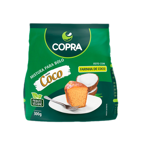 MISTURA PARA BOLO COPRA COCO S/GLUTEN VEGANO 300g