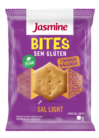BISCOITO JASMINE BITS TAPIOCA S/GLUTEN 200g