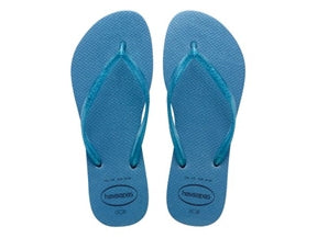 HAVAIANAS SLIM GLOSS AZUL ACO 33/34