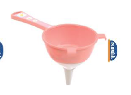 PENEIRA PLASUTIL PLAST C/FUNIL CAMOMILA 2PCS 29cm