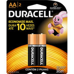 PILHA DURACELL ALCALINA AA C/2