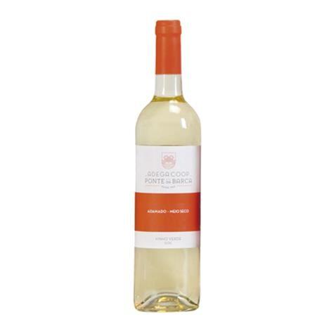 VINHO PONTE DA BARCA VERDE BRANCO ADAMADO MEIO SECO 750ML