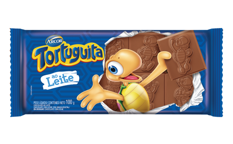CHOCOLATE ARCOR TORTUGUITA AO LEITE 100g