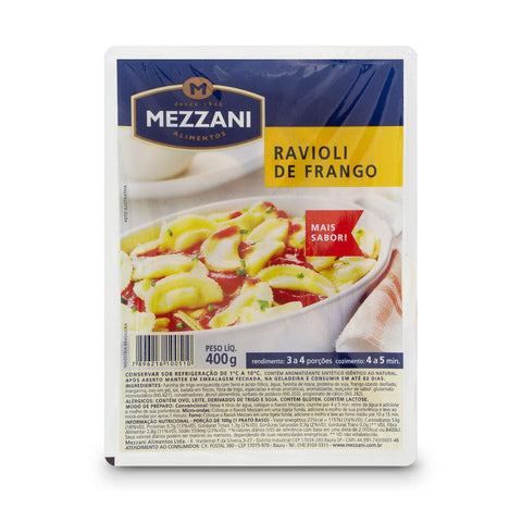 RAVIOLI MEZZANI FRANGO 400G