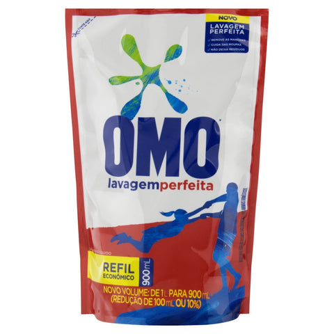 LAVA ROUPAS LIQ OMO LAV PERFEITA REFIL 900ml