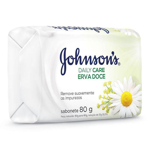 SABONETE JOHNSONS ERVA DOCE 80G