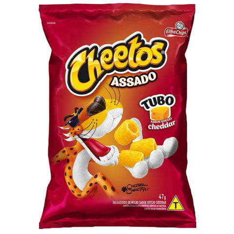 BISCOITO ELMA CHIPS CHEETOS TUBO CHEDDAR 45g