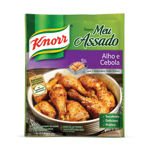 TEMPERO KNORR MEU ASSADO ALHO CEBOLA 25g