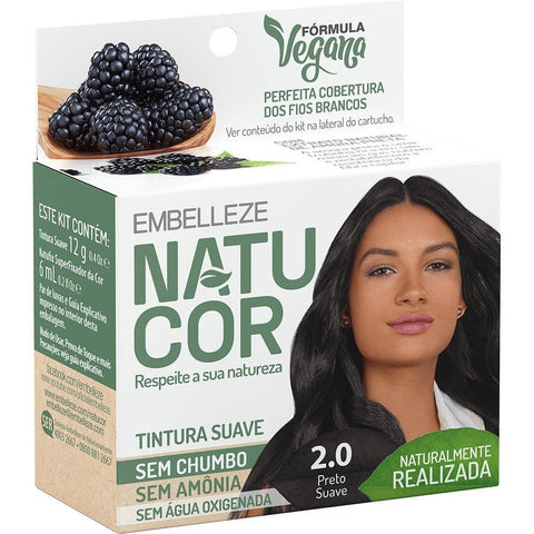 TINTA NATUCOR 2.0 PRETO SUAVE