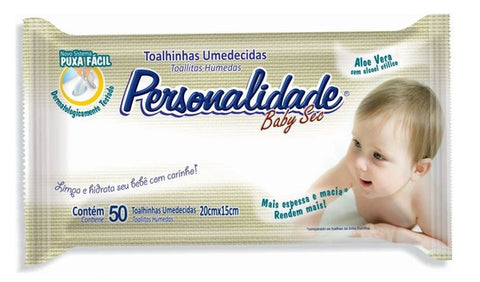 TOALHA UMEDECIDO  PERSONALIDADE BABY C/50
