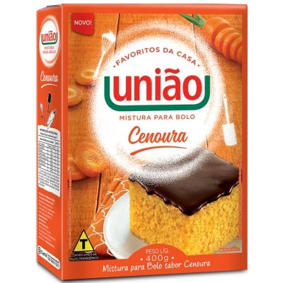 MISTURA BOLO UNIAO CENOURA 400g