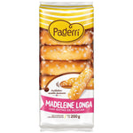 BOLO PADERRI MADELEINE LONG GOTAS ACUCAR C/16 200g